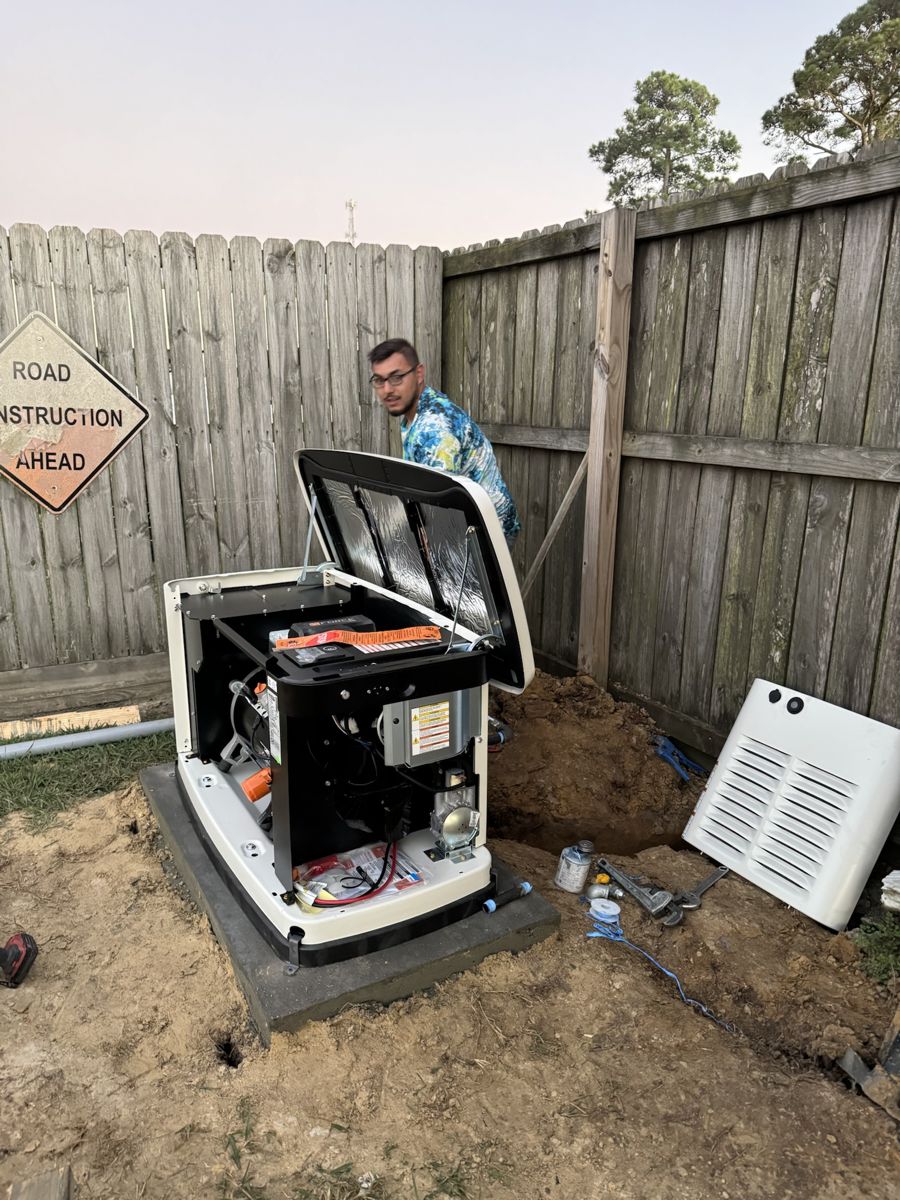 Zvolt Generac installation work